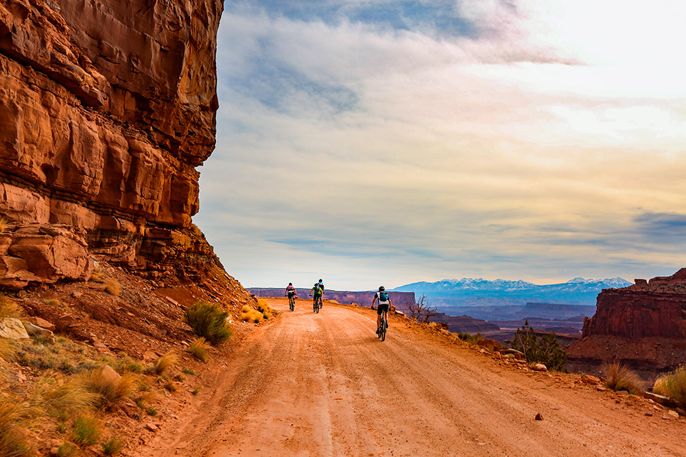 Mountain Bikes on the white rim trail